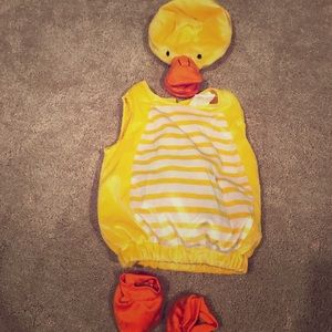 Duck costume infant